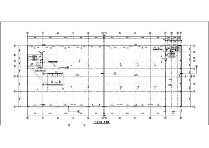 某地区大型三层厂房建筑结构施工图_图1