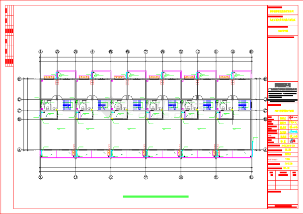 某地居住住宅楼多层给排水CAD施工设计图-图二