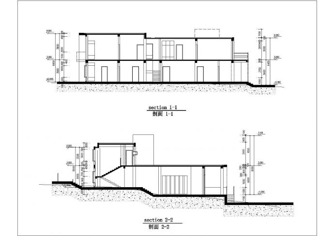 某二层框架结构户型别墅建筑设计图_图1