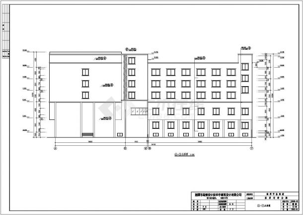 某地区全套商住楼房CAD设计图纸-图二