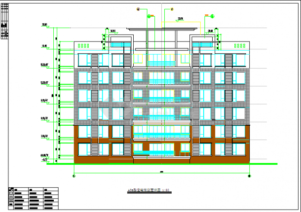 某小区住宅楼建筑CAD设计施工图-图二