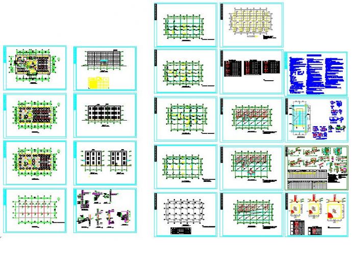 某饭店框架结构建筑施工图（节点详细）_图1
