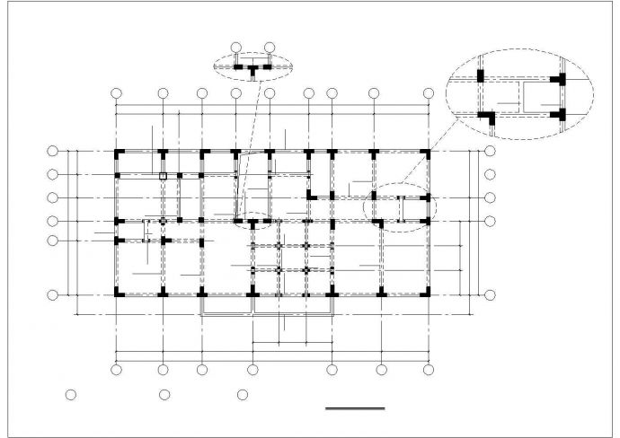 某地六层异形柱框架结构住宅楼结构方案图_图1