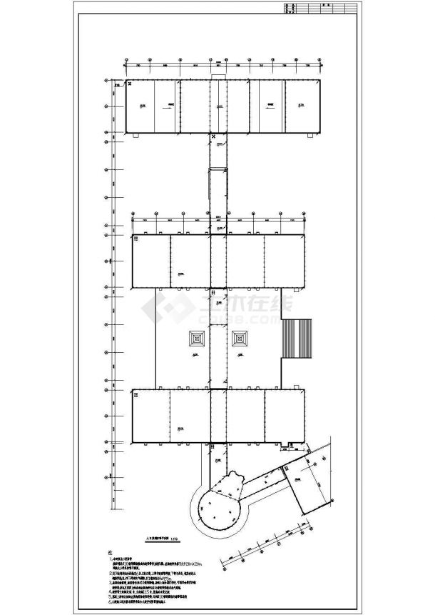 某地5层教学实验楼电气设计施工图-图二