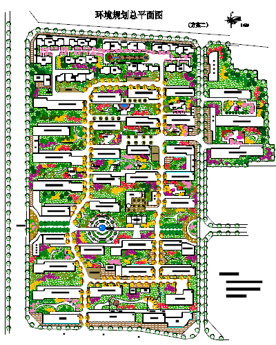 某小区园林规划图_图1