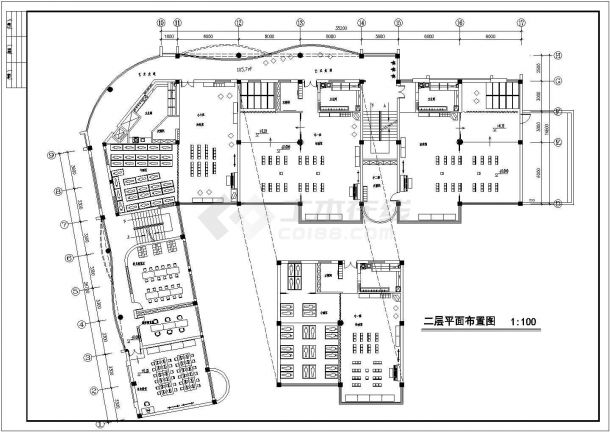 某地区幼儿园全套装修cad设计施工图-图二