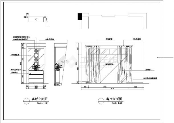  Detailed drawing of a residential home interior decoration cad drawing - Figure 2