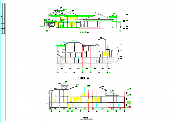 某豪华会所建筑CAD平面设计图纸 -图二