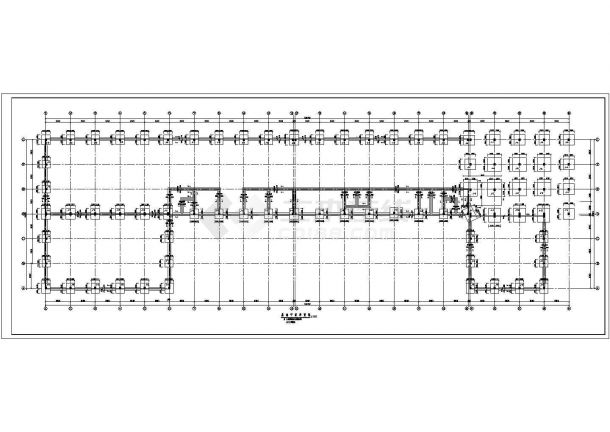 某工业园单层框架厂房（砼柱+钢梁）建筑、结构施工图-图二