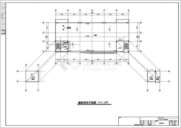 某地某综合楼暖通施工图纸（标注详实）-图一