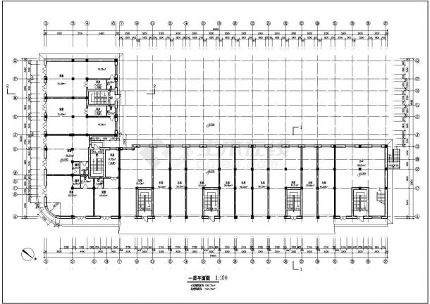 某地区全套多层住宅楼建筑设计方案CAD设计图纸-图二