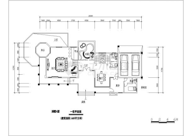 经典别墅户型建筑施工图（共14张）-图二