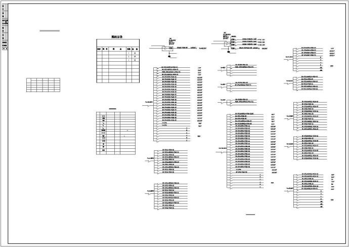 某超市商场建筑电气设计施工平面图_图1