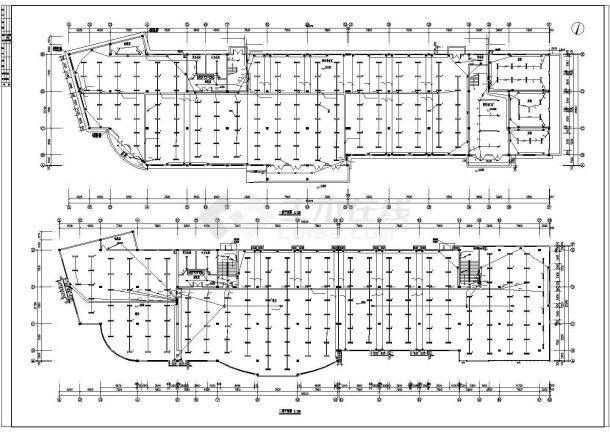 某超市商场建筑电气设计施工平面图-图二