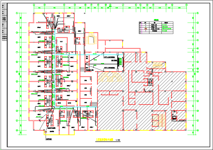 某高层星级大酒店电气改造系统CAD图_图1