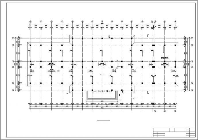 【毕业设计】5880平米五层教学楼建筑结构图_图1
