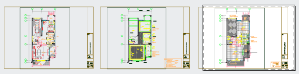 高要珀丽湾北区别墅CAD平面设计图（含效果图）-图一