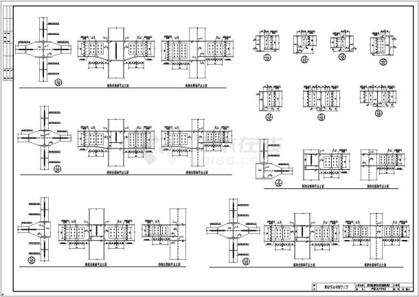 农业设施辅助框排架结构用房结构设计图-图二