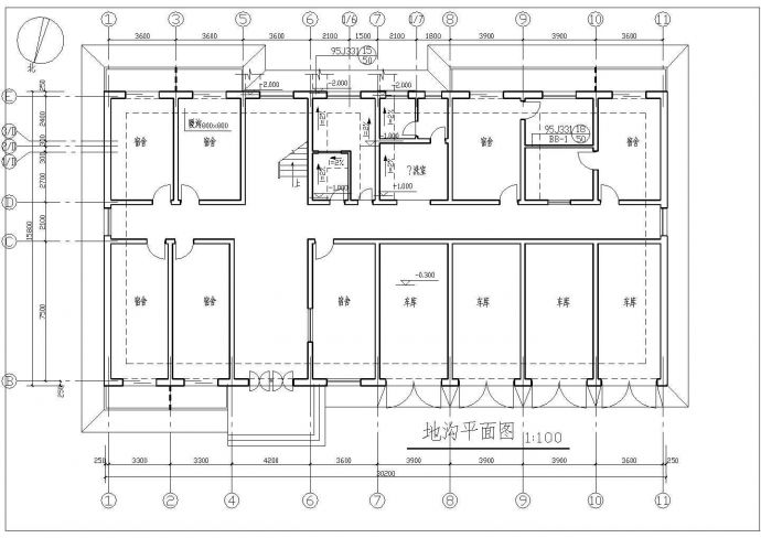 某地区全套公司宿舍楼建筑CAD设计图纸_图1