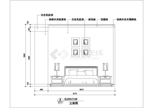 某两层别墅户型经典室内装修cad施工方案图-图一