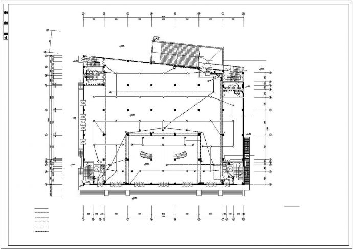 某商场全套建筑电气设计施工平面布置图纸_图1