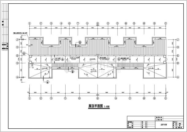 某地区住宅楼建筑设计方案全套CAD设计图纸-图二