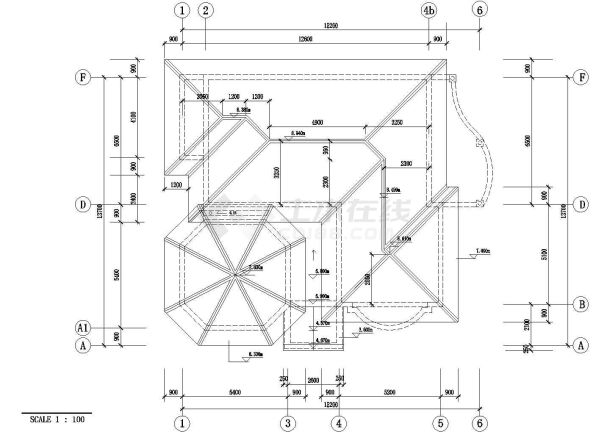 某地区欧式豪华别墅建筑设计方案全套CAD设计图纸-图一