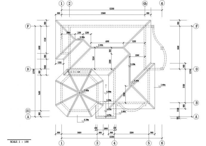 某地区欧式豪华别墅建筑设计方案全套CAD设计图纸_图1