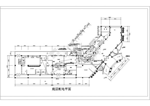 某地四层宾馆电气改造CAD设计施工图-图二