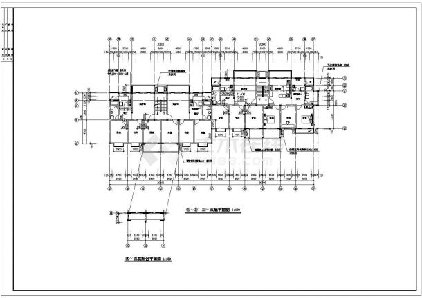 三期55#、56#多层公寓楼建筑施工图-图二