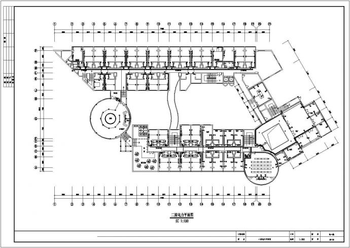 某地六层宾馆电气设计施工CAD图纸_图1