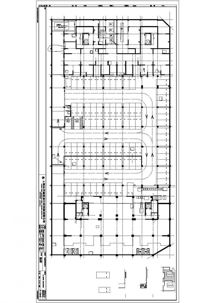 某住宅楼地下车库建筑设计施工图_图1