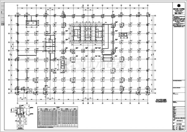 学校简易现代风格框架结构cad设计图-图二