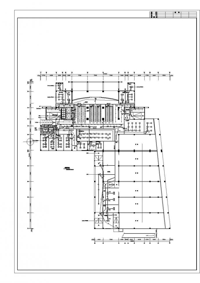某十三层广播电视中心办公楼电气设计图_图1