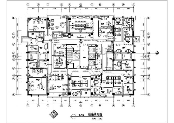 某地商业办公室大楼电气设计施工图_图1