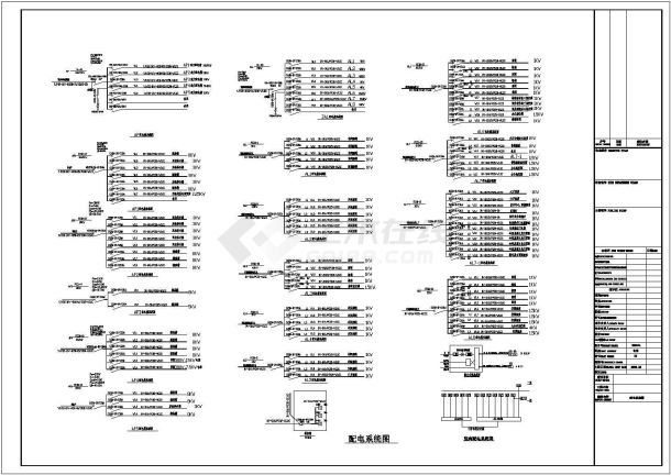 某地汽车4S店全套电气设计是施工图-图一