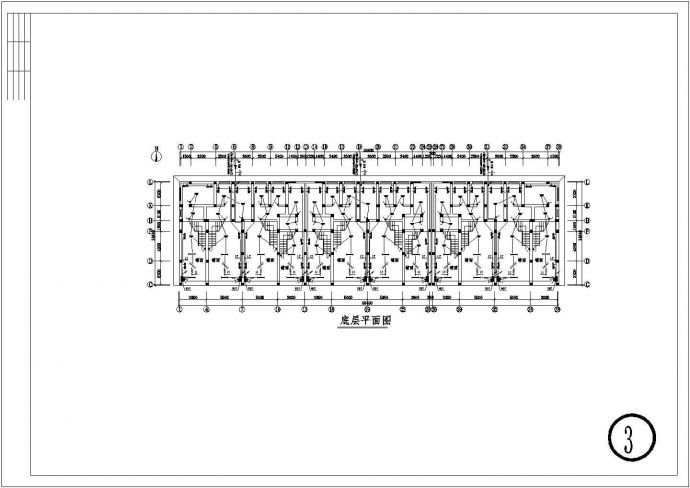 建东大厦带阁楼2-6层住宅电气设计图_图1