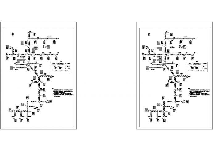 管网水利计算图CAD图纸（2张图纸）_图1
