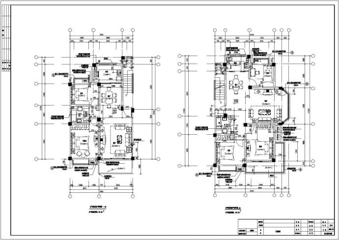 一套完整详细的住宅施工cad图纸_图1