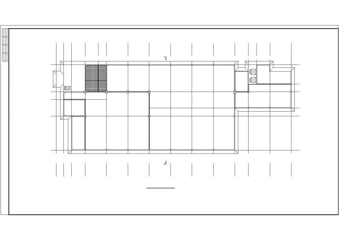 某地小型实用的综合办公楼建筑设计图（共7张）_图1