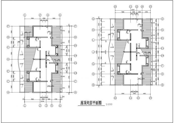 十八层带电梯商住楼建筑施工设计图_图1