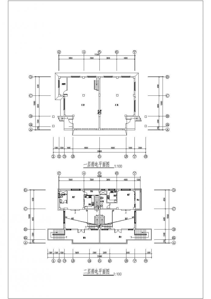 某私人住宅楼建筑电气cad设计图纸_图1