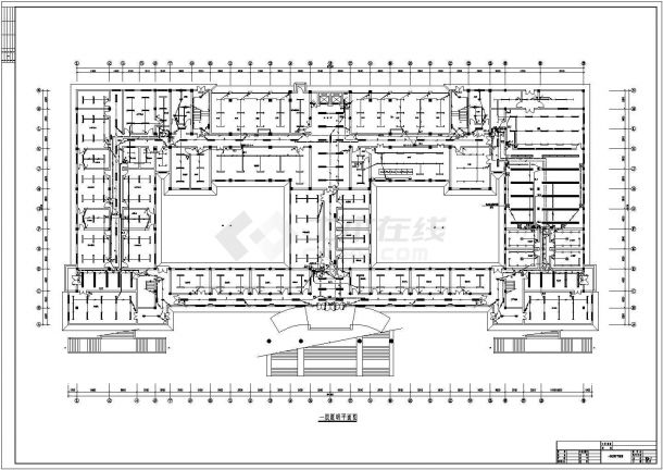 某地办公楼全套强电设计施工CAD图纸-图一