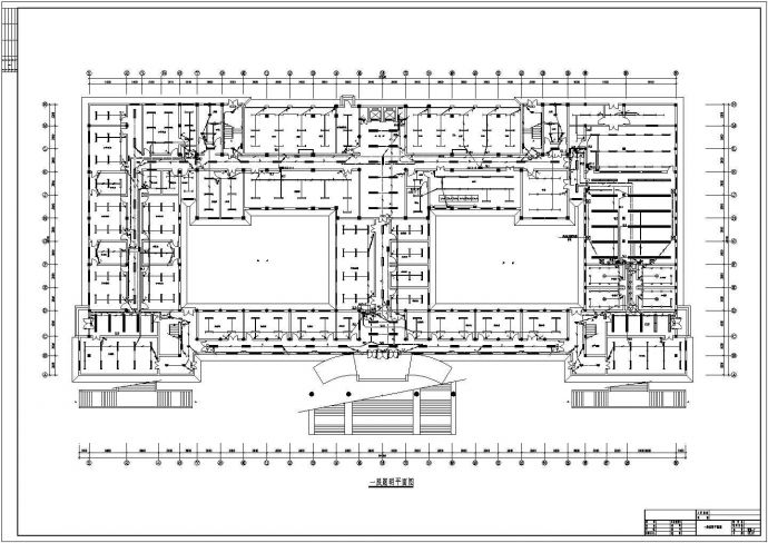 某地办公楼全套强电设计施工CAD图纸_图1