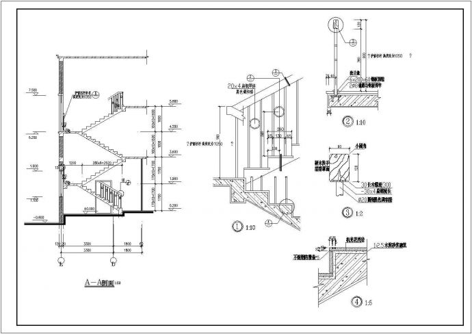 某地区全套小别墅建筑施工CAD设计图纸_图1