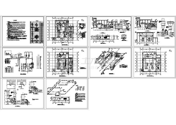某热水锅炉房施工图设计图纸-图一