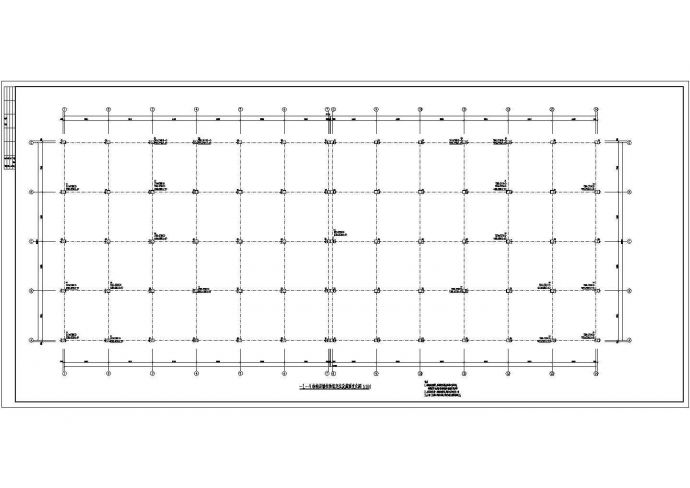 某大型框架结构厂房结构设计施工图_图1