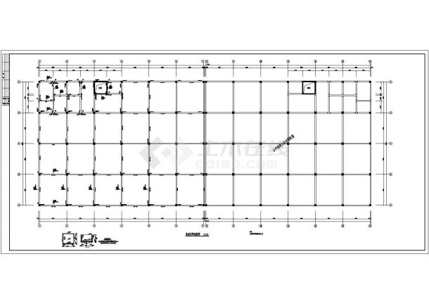 某大型框架结构厂房结构设计施工图-图二