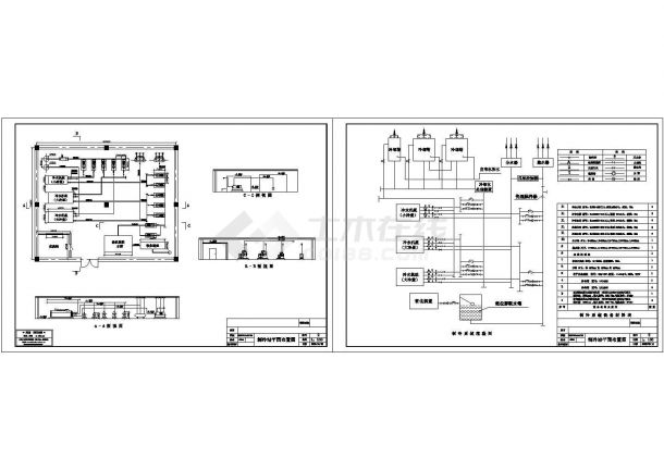 制冷站平面及系统流程-图二