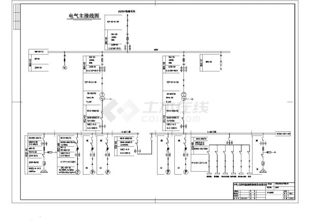 某地水产养殖场电气设计施工CAD图纸-图二